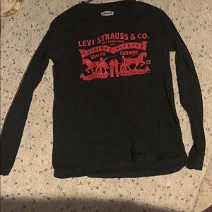 Levi’s Men’s Black Long sleeve shirt